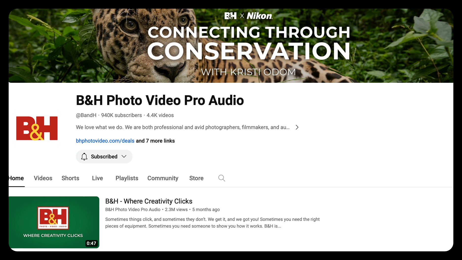 B & H Photo Video Pro Audio YouTube